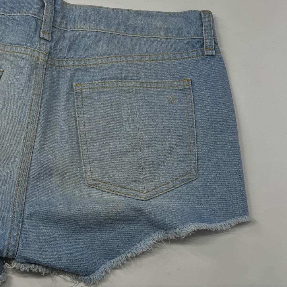RAG & BONE Size 28 Women’s Cut off light blue denim shorts . - Picture 6 of 9